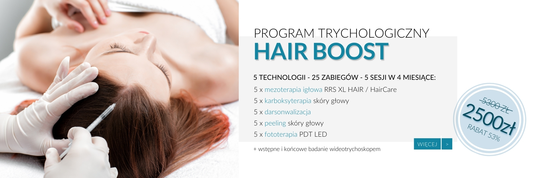 Program Hair Boost — zabieg w Velvet Skin Clinic